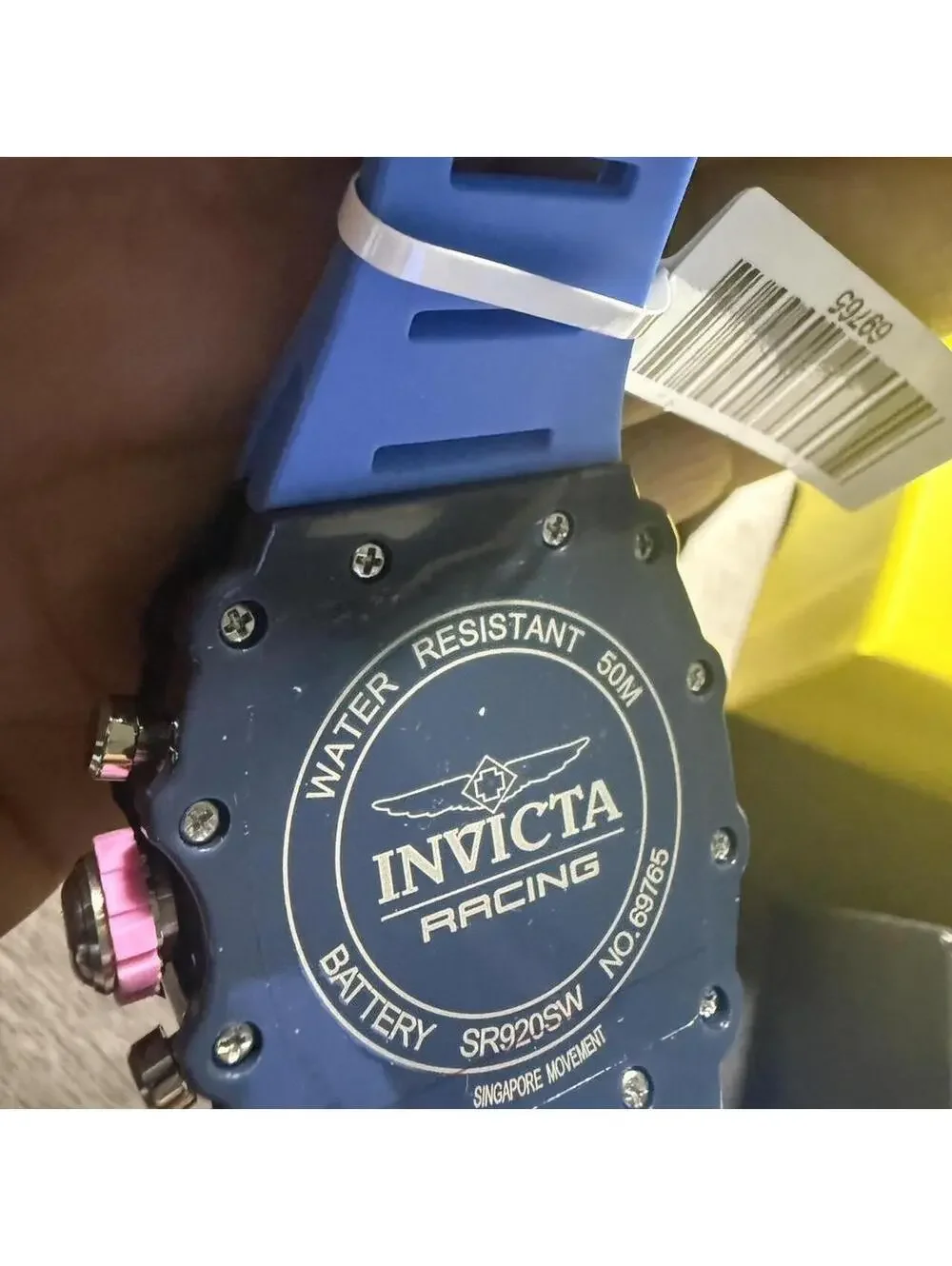 Invicta Racing Valxor Unisex Watch 40mm Blue, Purple 69765